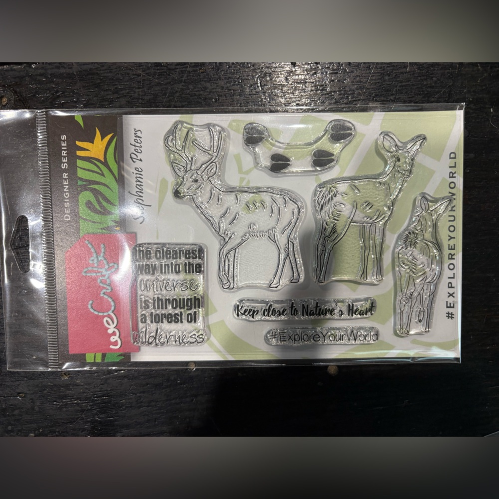 WeCraft Nature-Themed Clear Stamps